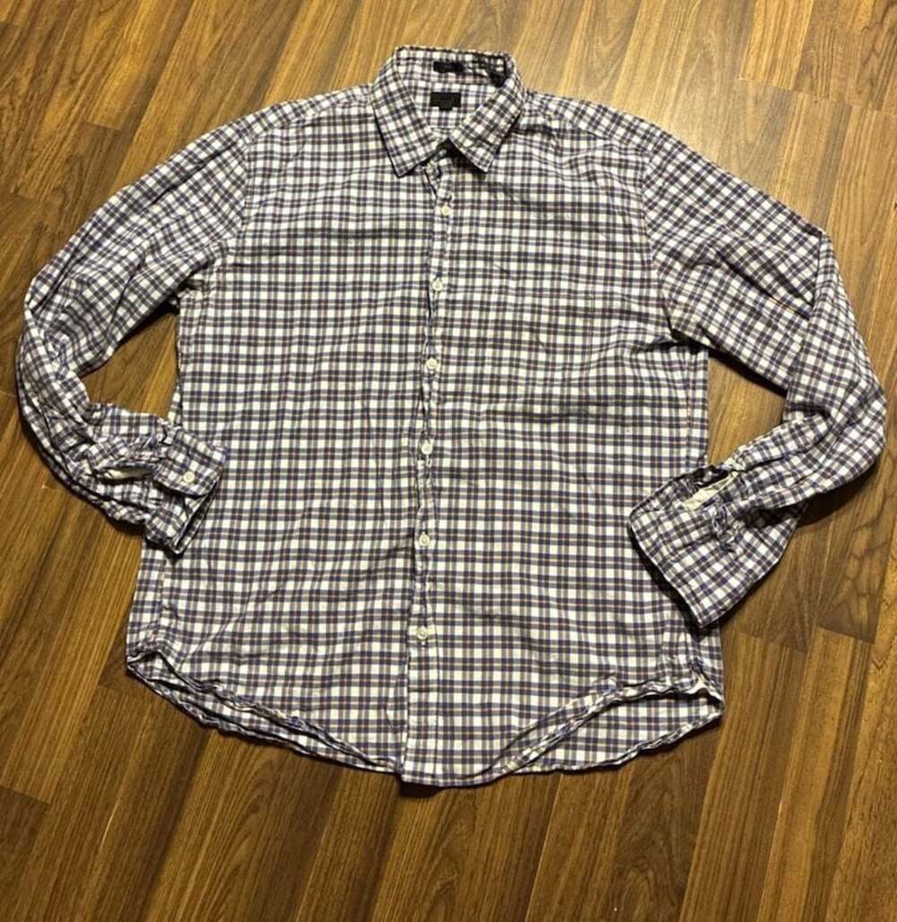 J.Crew Men's Slim-Fit Plaid Button-Down Shirt